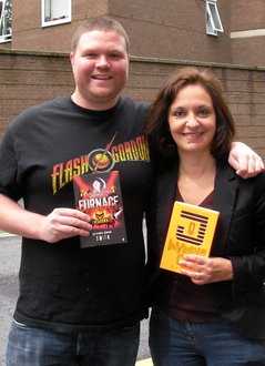 ags-and-mgh YA authors Alexander Gordon Smith and MG Harris