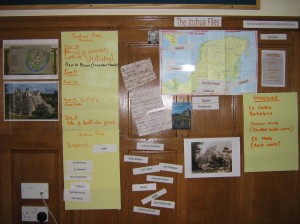 A Joshua Files Incident Board